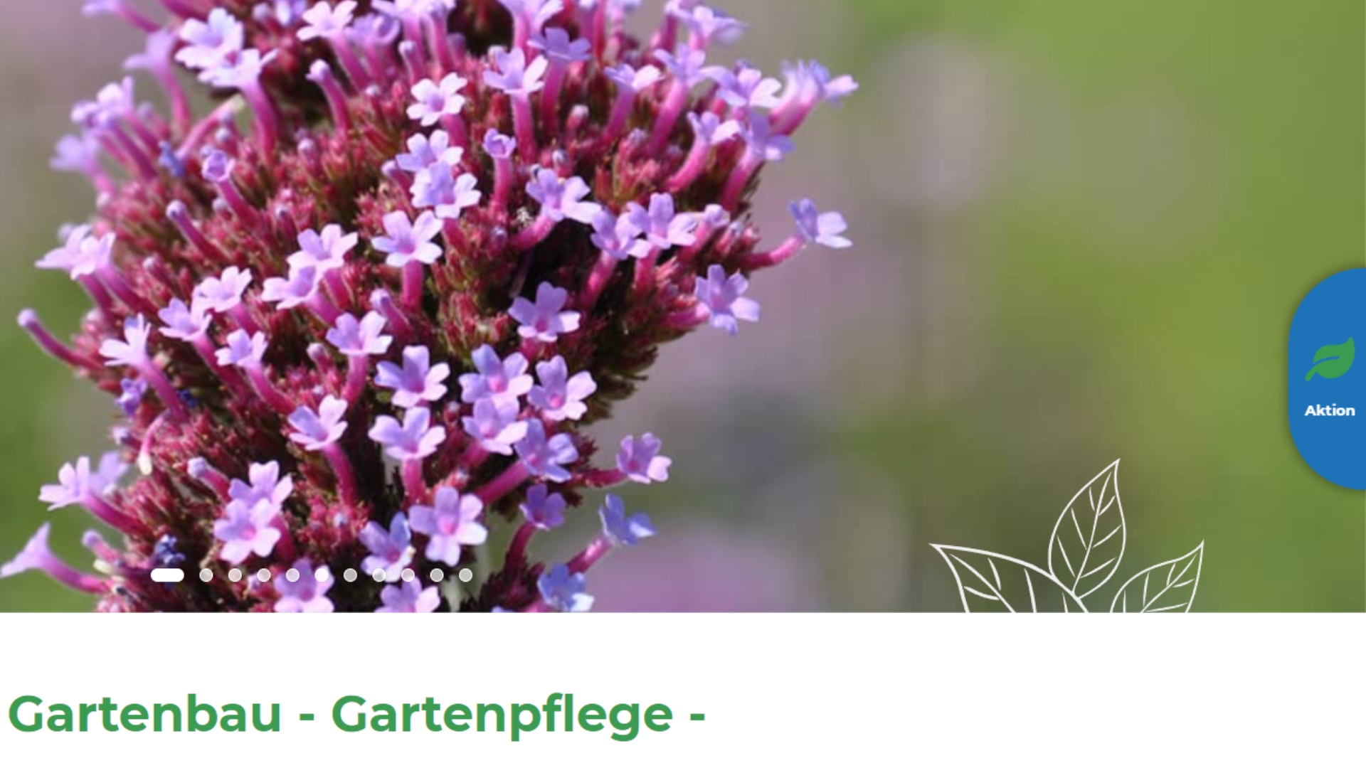 Gartenbau Aktion - closed