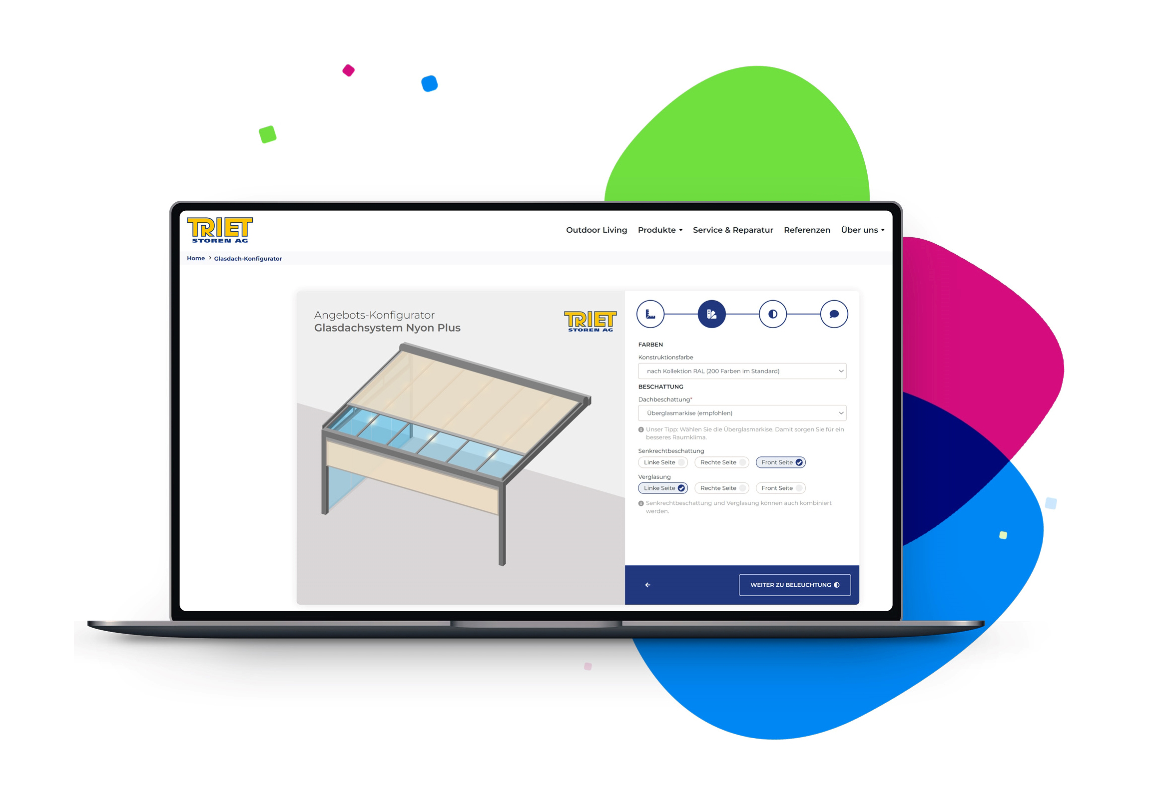 Individualisierbare Produkte online konfigurieren