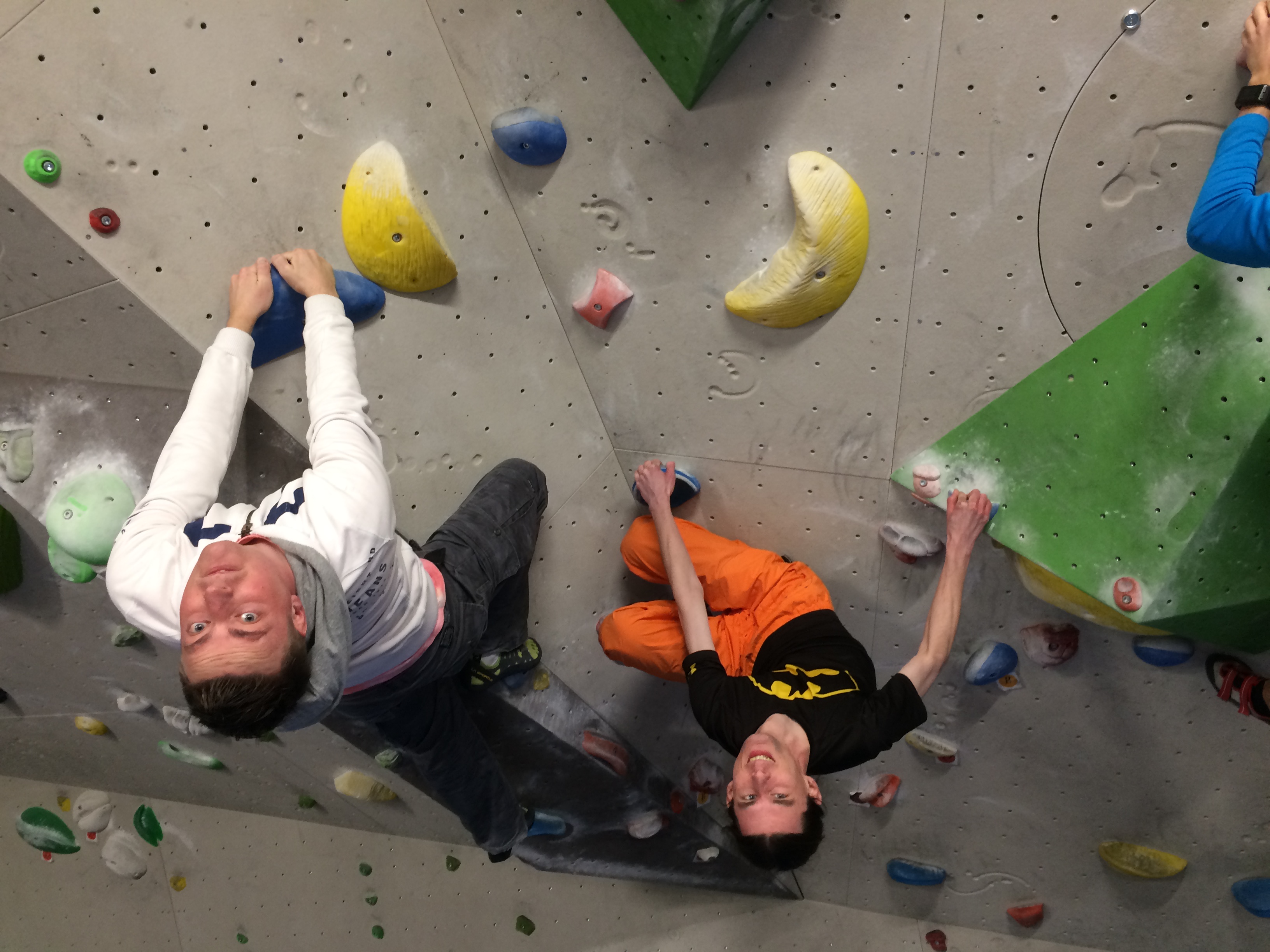 Entwicklungsabteilung geht Bouldern 2017
