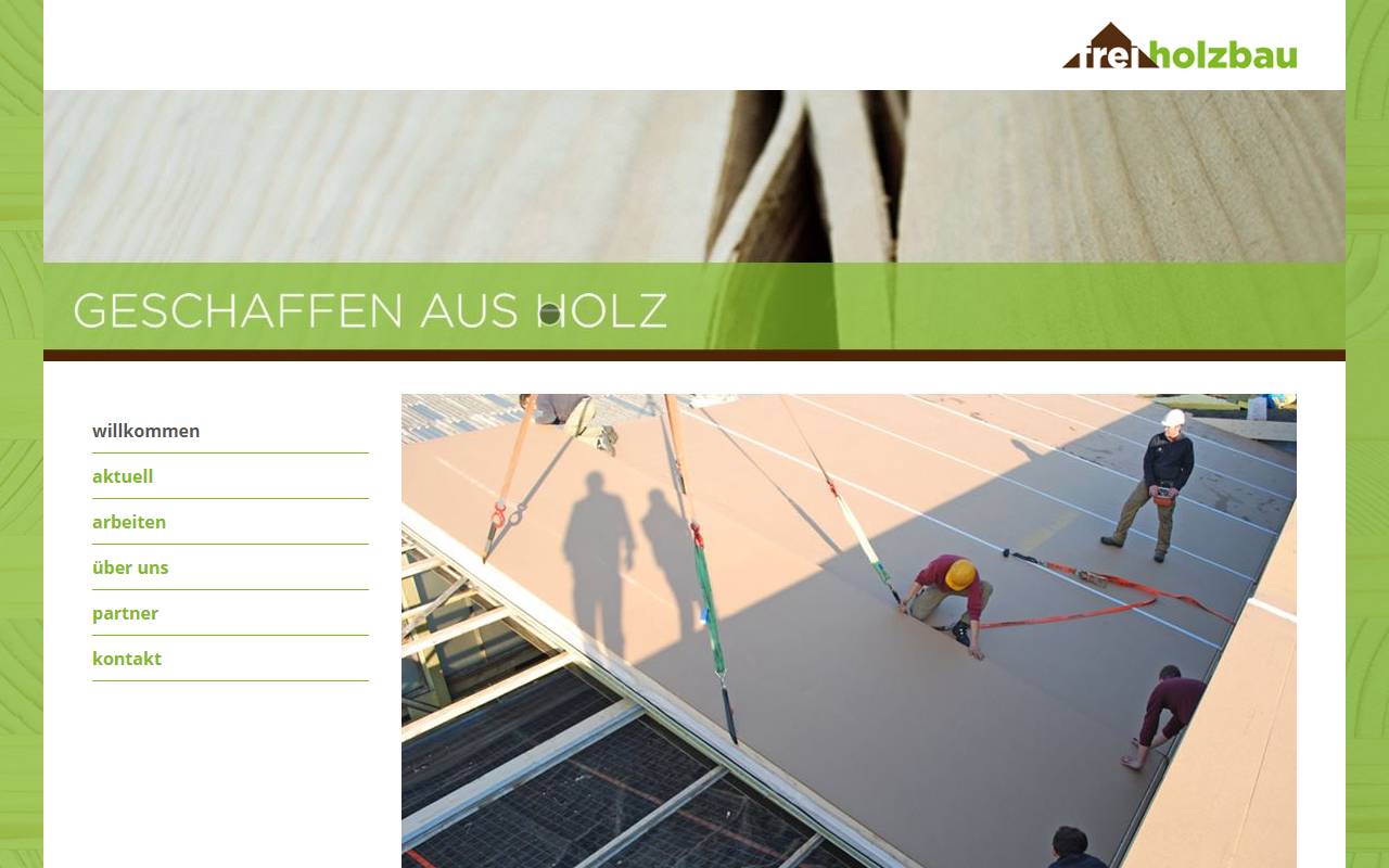 Redesign für Frei Holzbau