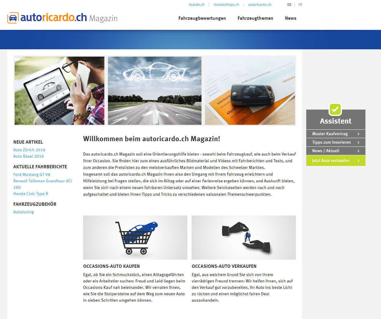 Verbessertes Magazin bei Autoricardo