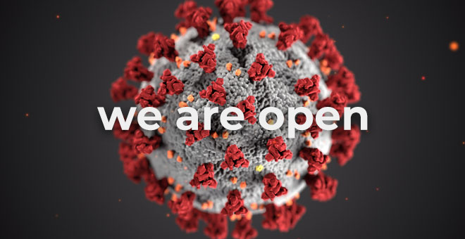 Wir sind weiterhin für sie da!