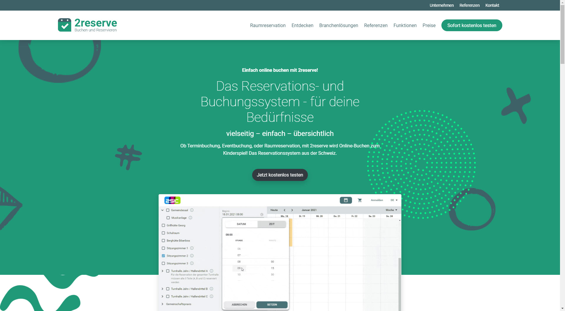 Das Reservationssystem erhält eine neue Website
