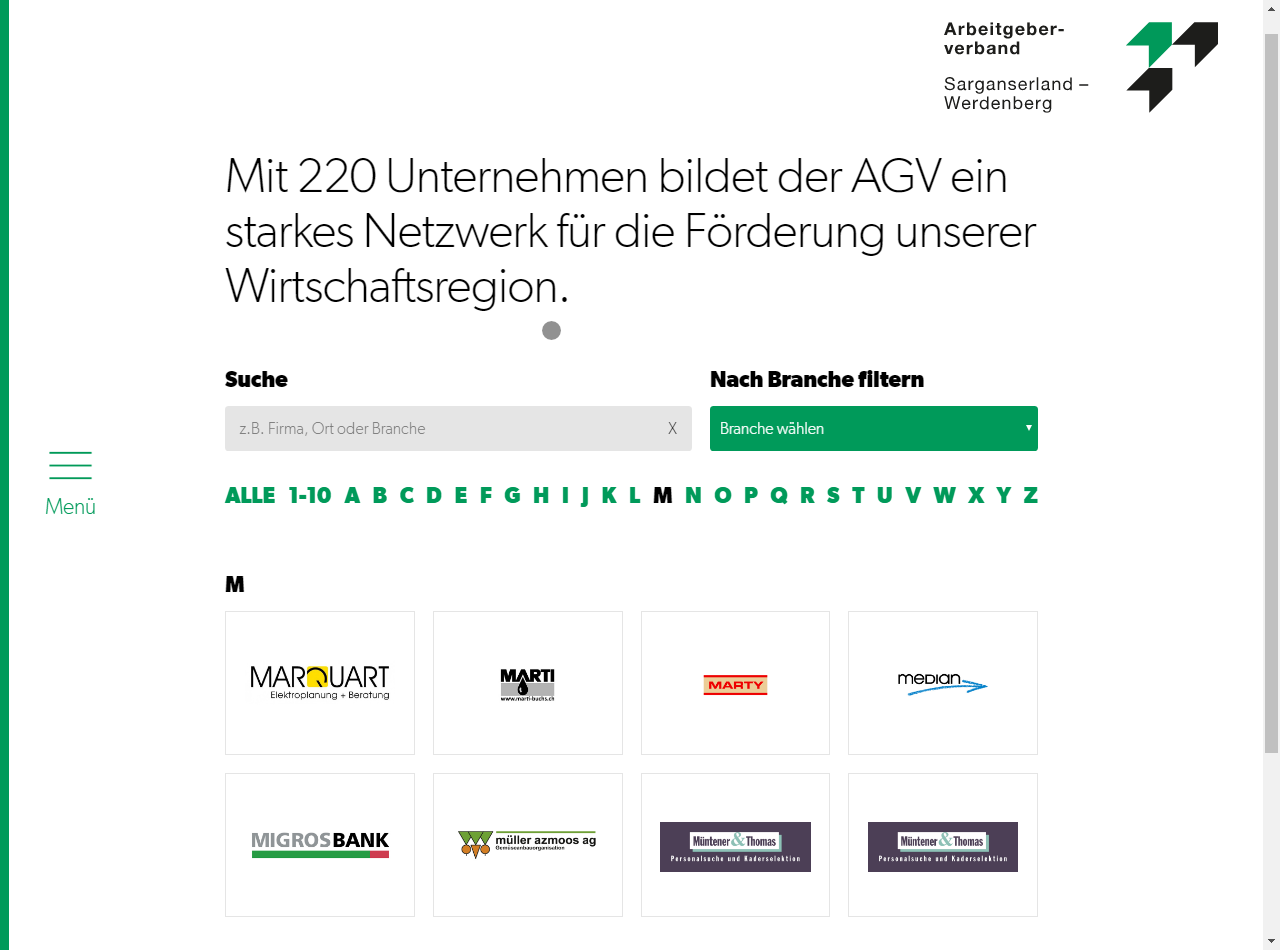 Blitzschnelles Mitgliederverzeichnis