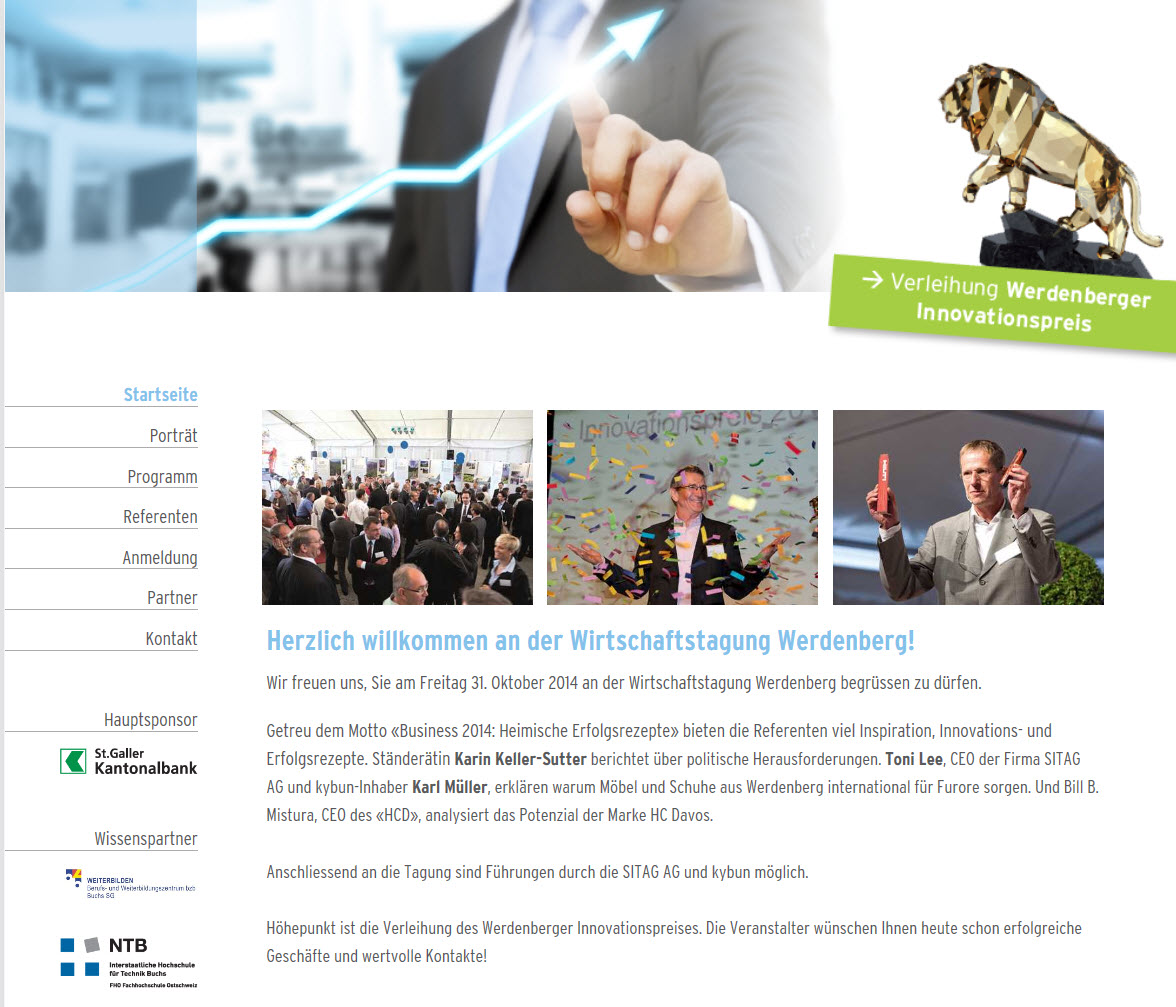 Wirtschaftstagung Werdenberg geht mit 2sic online