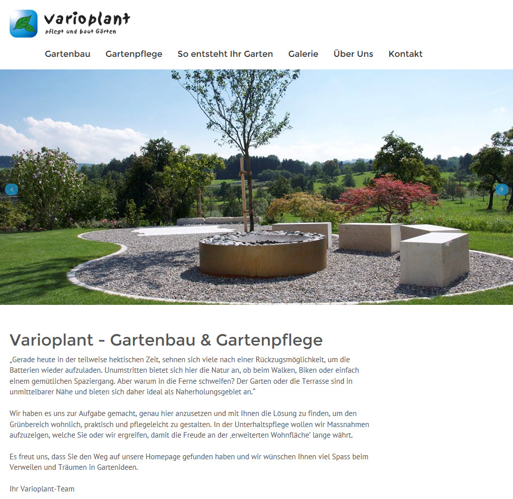 Re-Design für Varioplant GmbH
