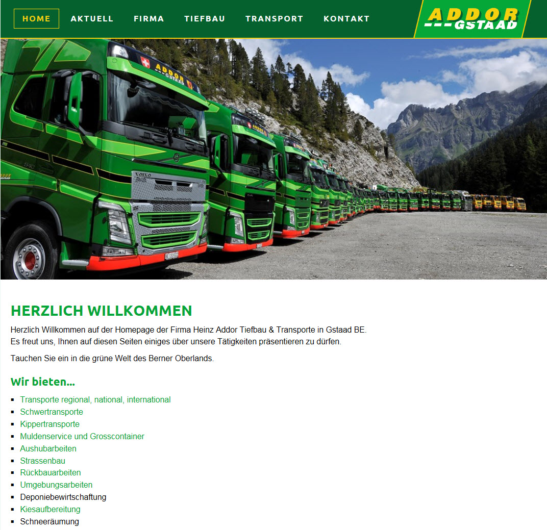 Re-Design für Addor-Transporte