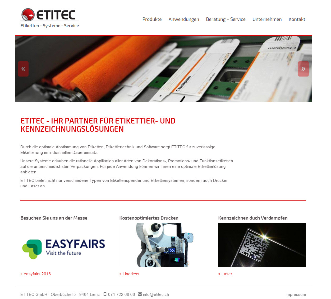 Etitec mit neuer Website