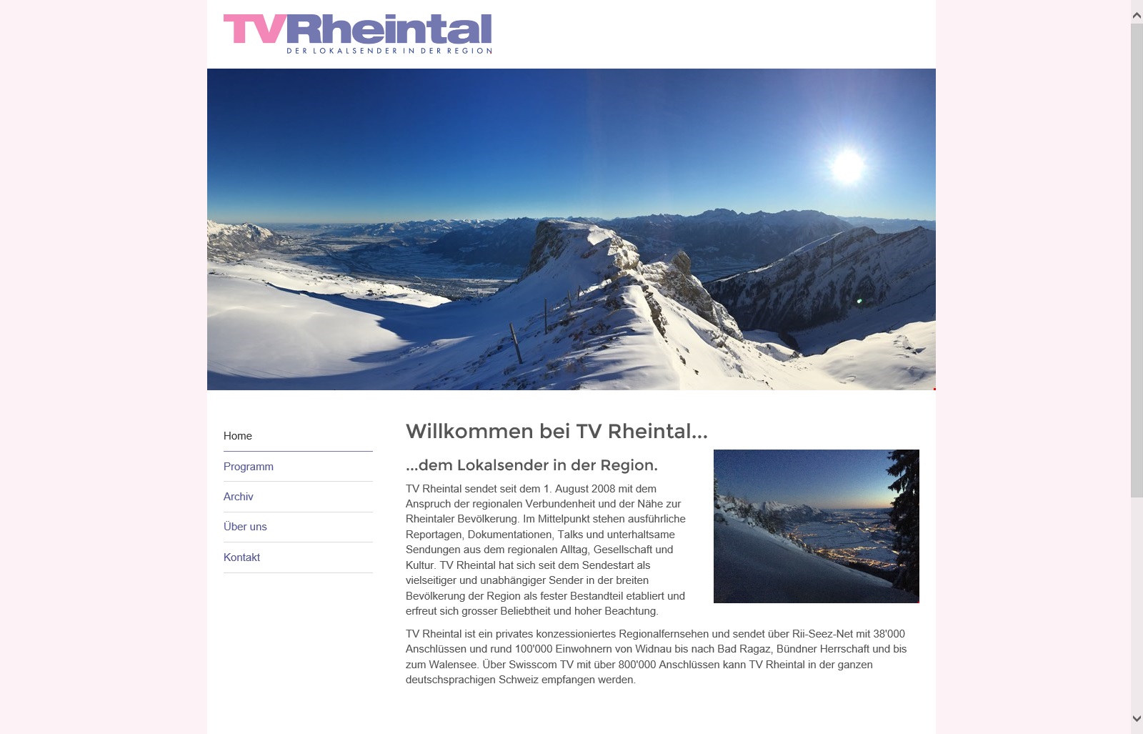 TV Rheintal: neue Website online